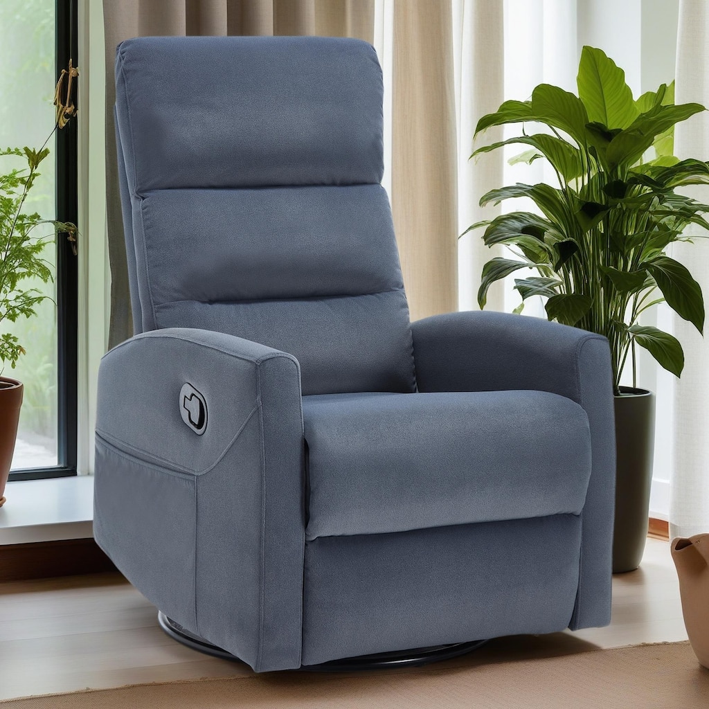 360° Swivel Rocker Manual Recliner Chair for Living Room