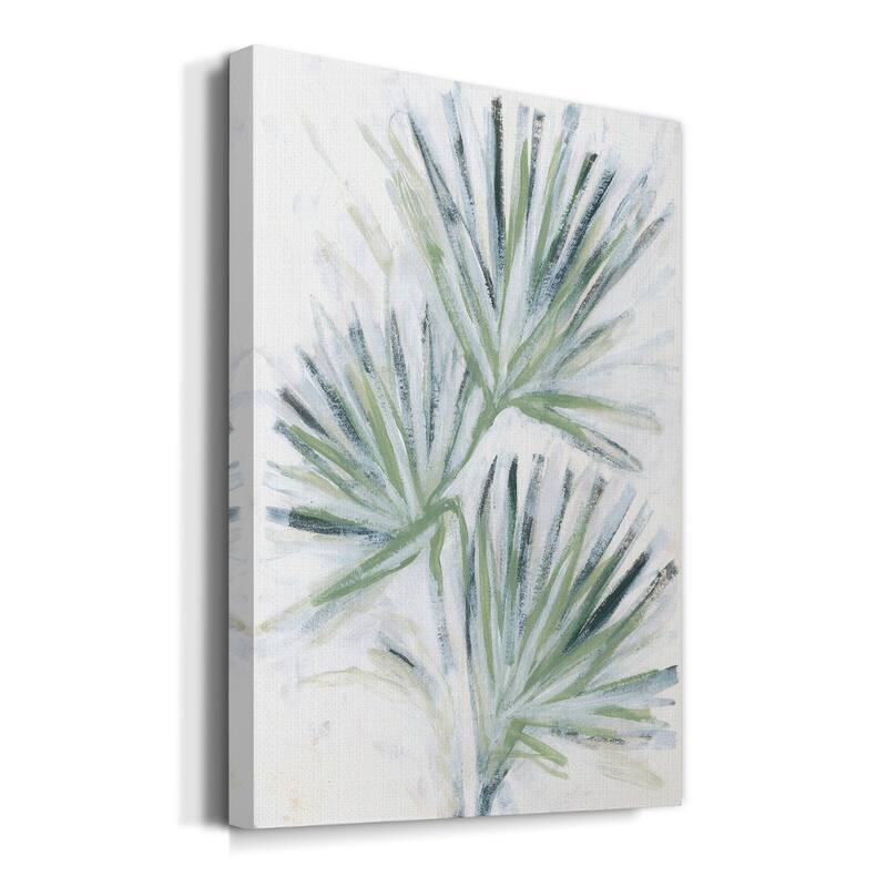 Palm Frond Fresco I Premium Gallery Wrapped Canvas - Ready to Hang
