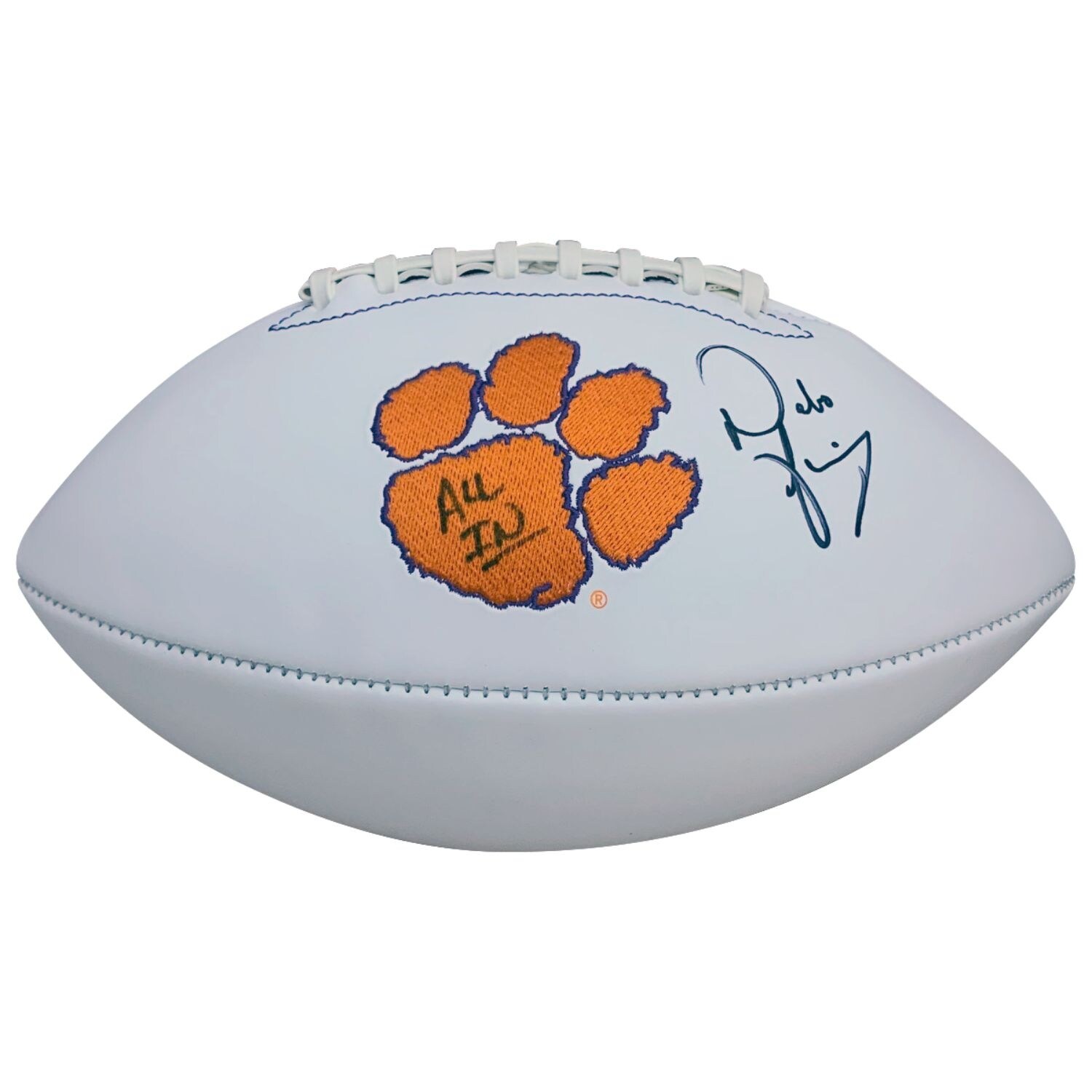 Shop Dabo Swinney Autographed Clemson Tigers Signed Logo Football All In Psa Dna Coa Overstock 28979497