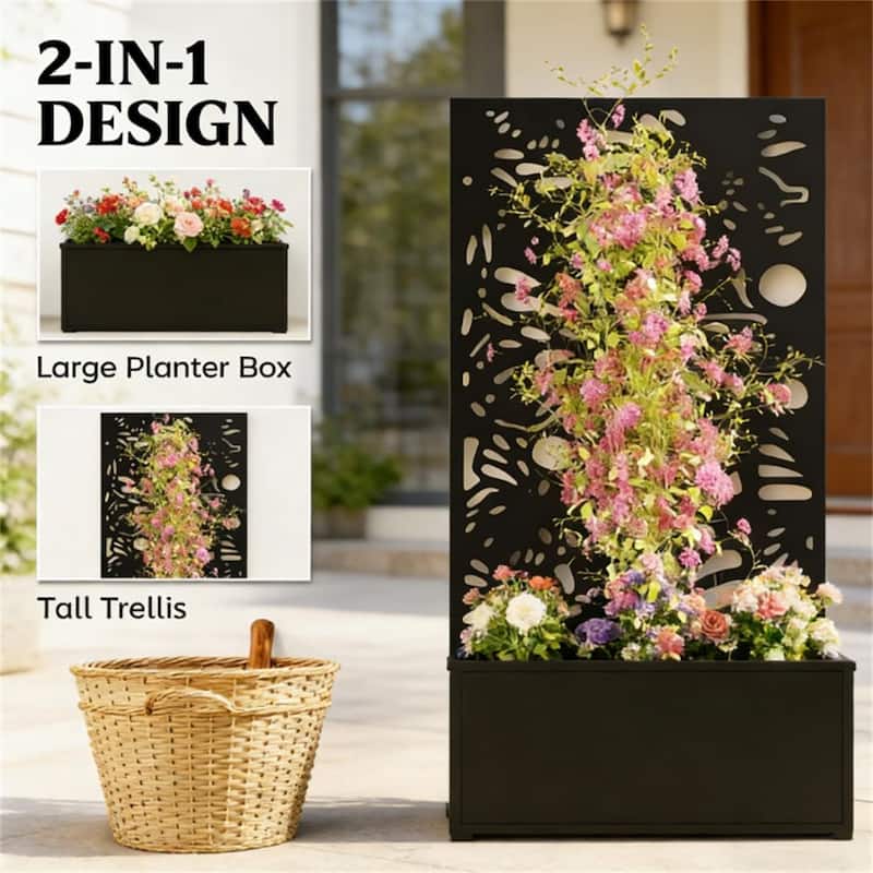 Garden Bed, Wall Mounted Flower Bed, Planting Basin, Plant Rack