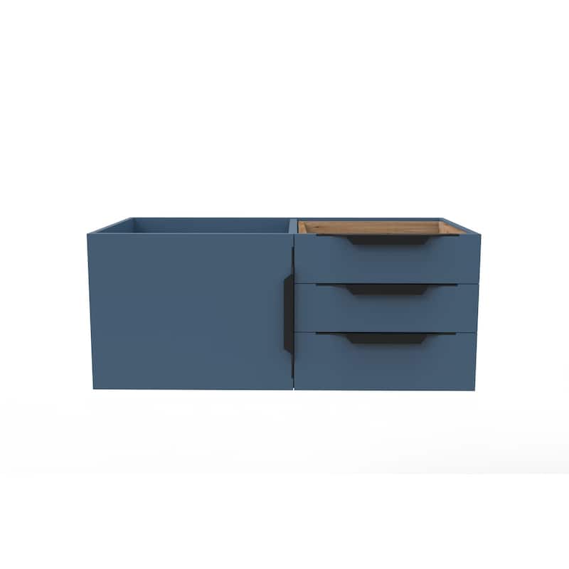 Alpine 36" Wall Mounted Bathroom Vanity (Base Only)