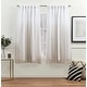 preview thumbnail 9 of 26, ATI Home Crescendo Lined Blackout Hidden Tab Curtain Panel Pair 52x63 - Champagne
