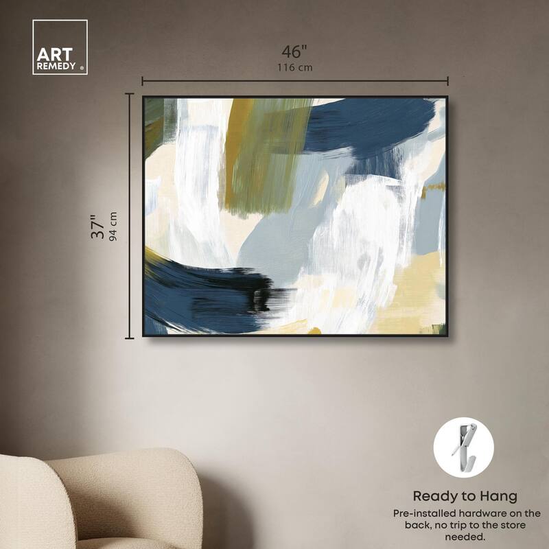 Moss Layers II Canvas by Art Remedy