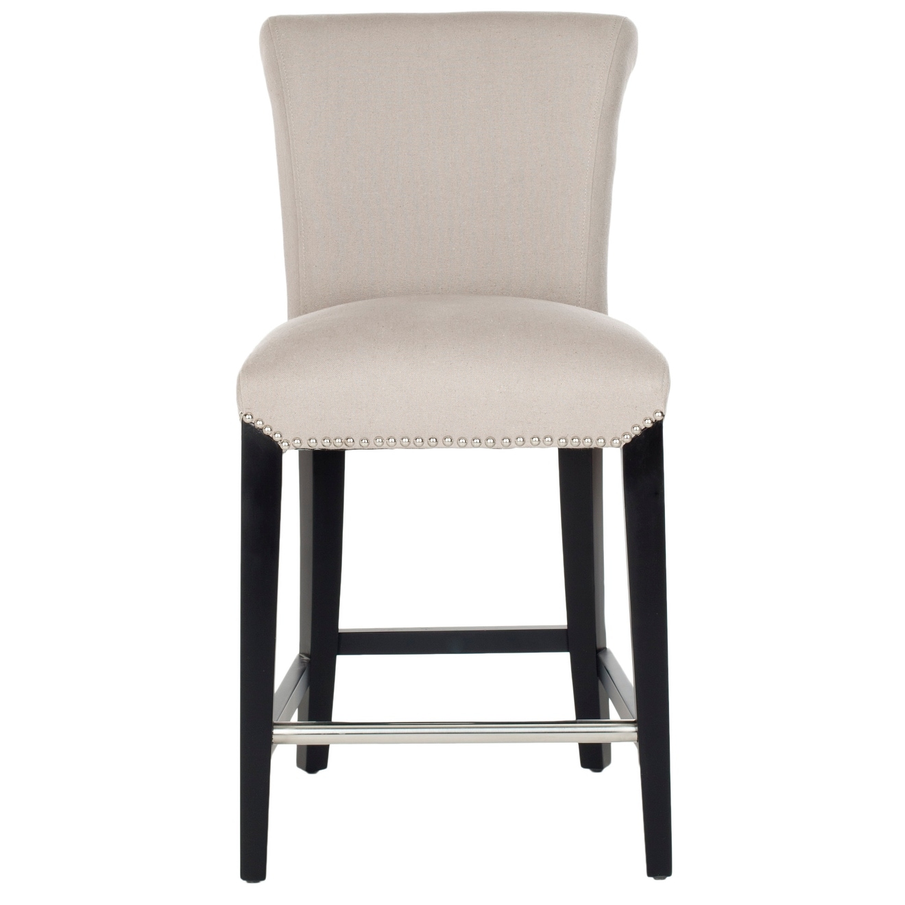 Abbyson Jemma Velvet Counter Stool with Gold Accents Bed Bath Beyond 25572856