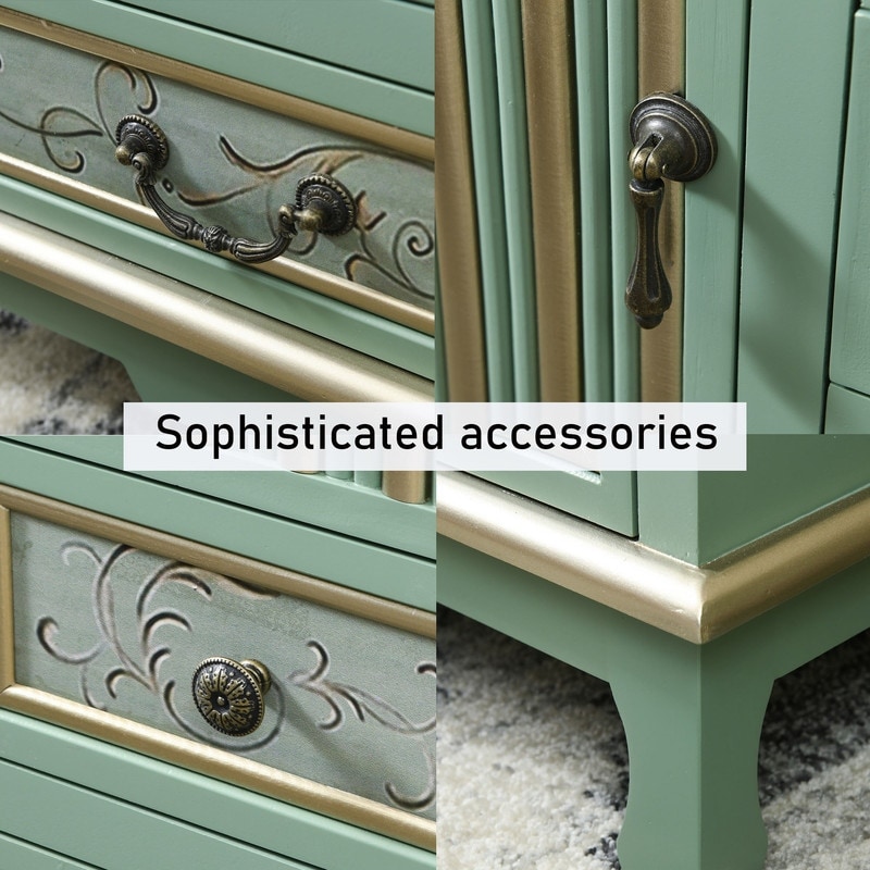 Farmhouse Handcrafted Wood Accent Chest Dresser