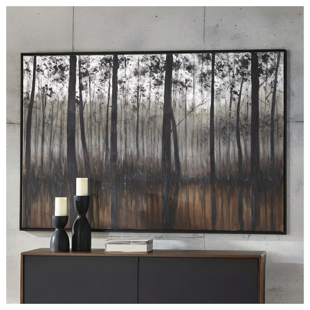 Philyra Silver Tinted Tree Wall Art