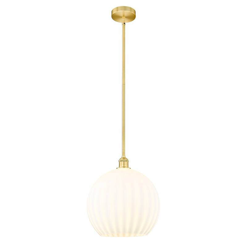 Innovations Lighting 616-1S 16 14 White Venetian Pendant White
