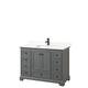 Option Dark Gray, Black Trim, Giotto Quartz Top