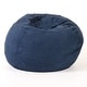 preview thumbnail 2 of 63, Madison Faux Suede 5-foot Beanbag Chair by Christopher Knight Home