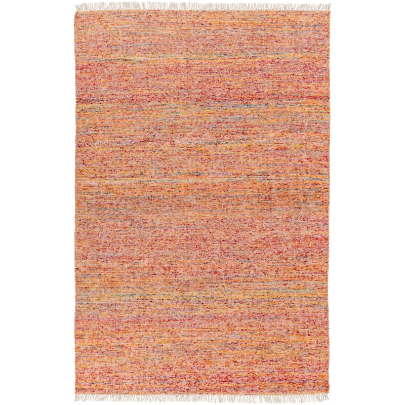 Hand-Woven Luther Solid Viscose Area Rug (9' x 12')