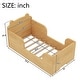preview thumbnail 26 of 32, Toddler Floor Bed Frame, Cot Bed for Boys and Girls Ages 3-6, Bear Shape Toddler Bed