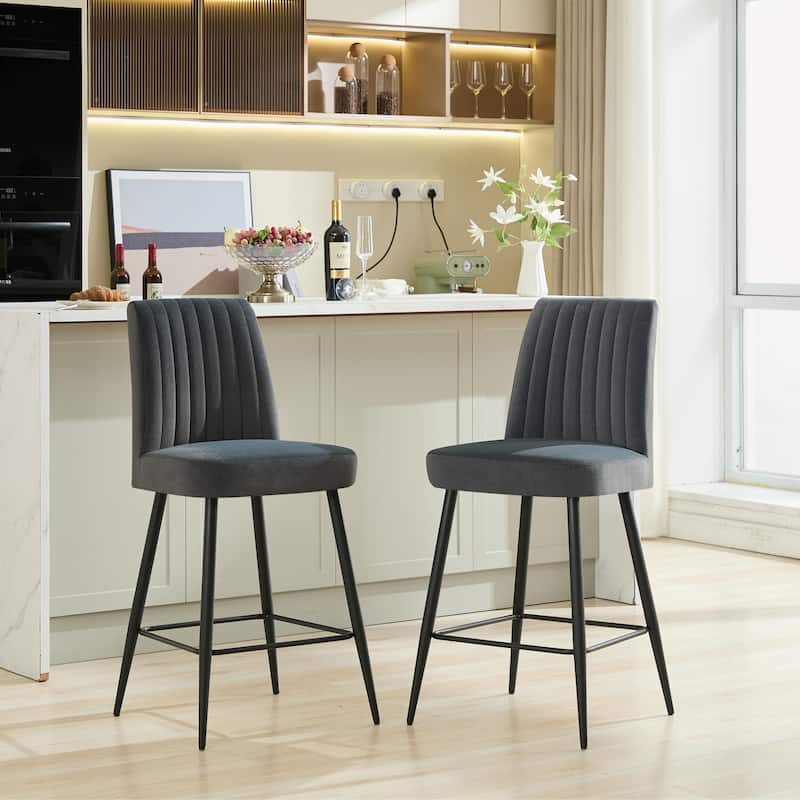 Bar Chair For Bedroom, Dining Room,Design Is Simple, The Cushion Is Comfortable,