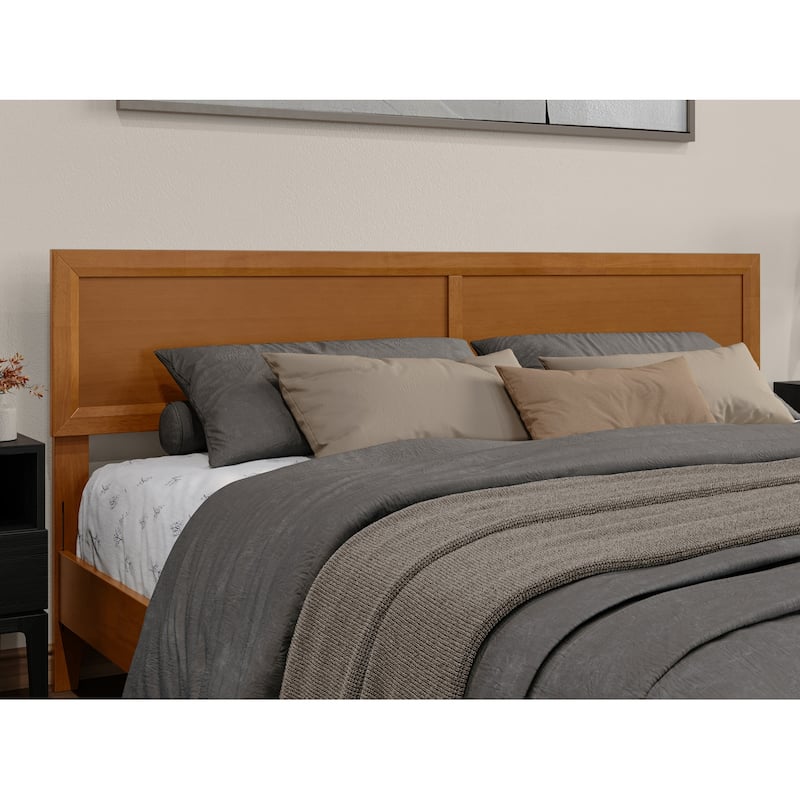 Sophia Solid Wood Headboard - Light Toffee - King