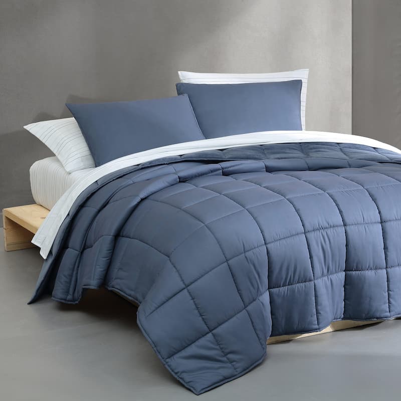 Calvin Klein Reversible Plush Comforter Bonus Set