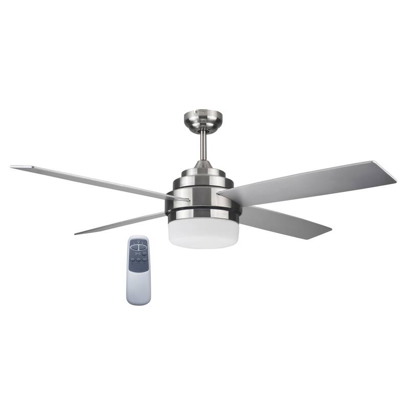 Design House Cali 52-inch Four Blade Contemporary Indoor Ceiling Fan with LED Light Kit