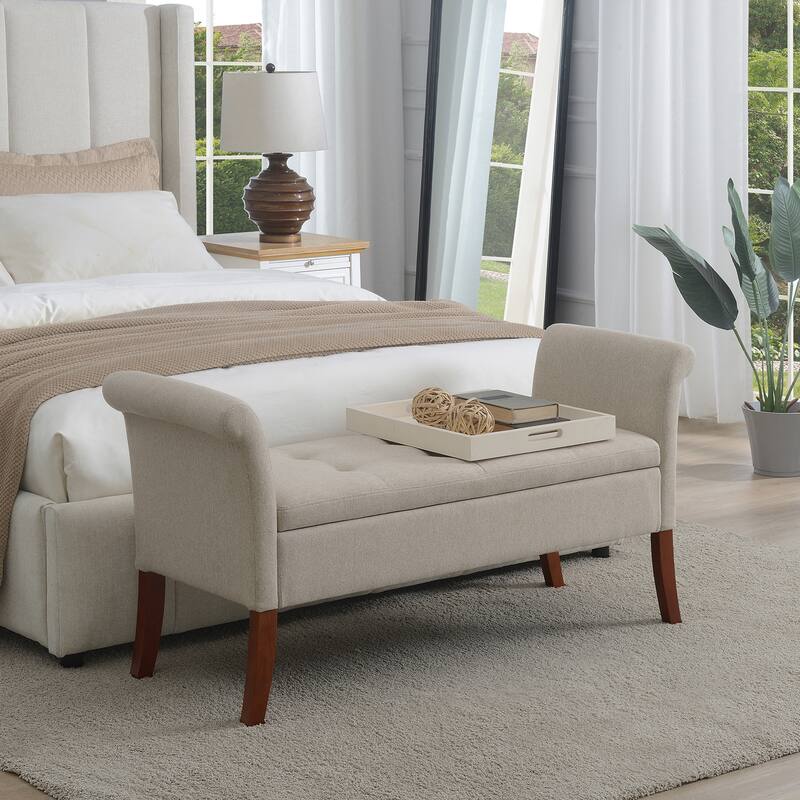 Convenience Concepts Designs4Comfort Garbo Entryway Storage Bench