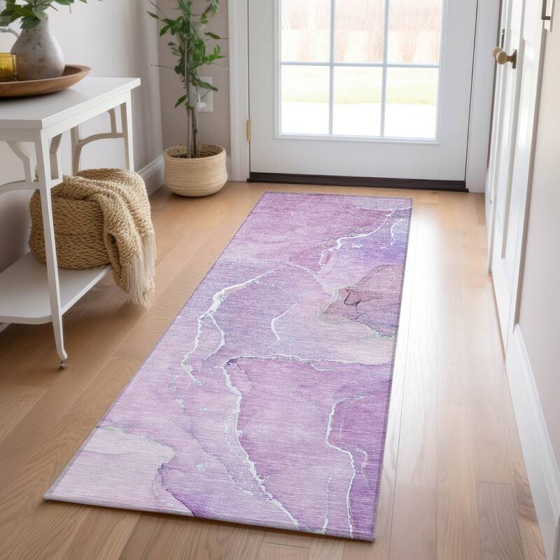 Almisi Artistic Abstract Weather Resistant Classic Meets Modern Outdoor Rug