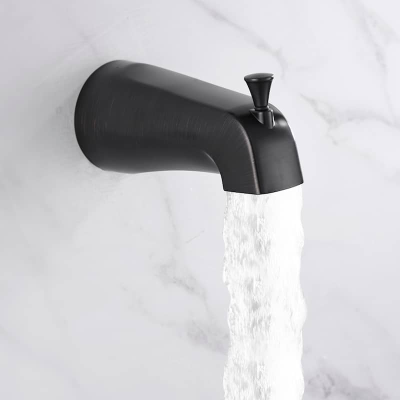 Luxier SS-C01 Single-Handle 1-Spray Tub and Shower Faucet with Valve