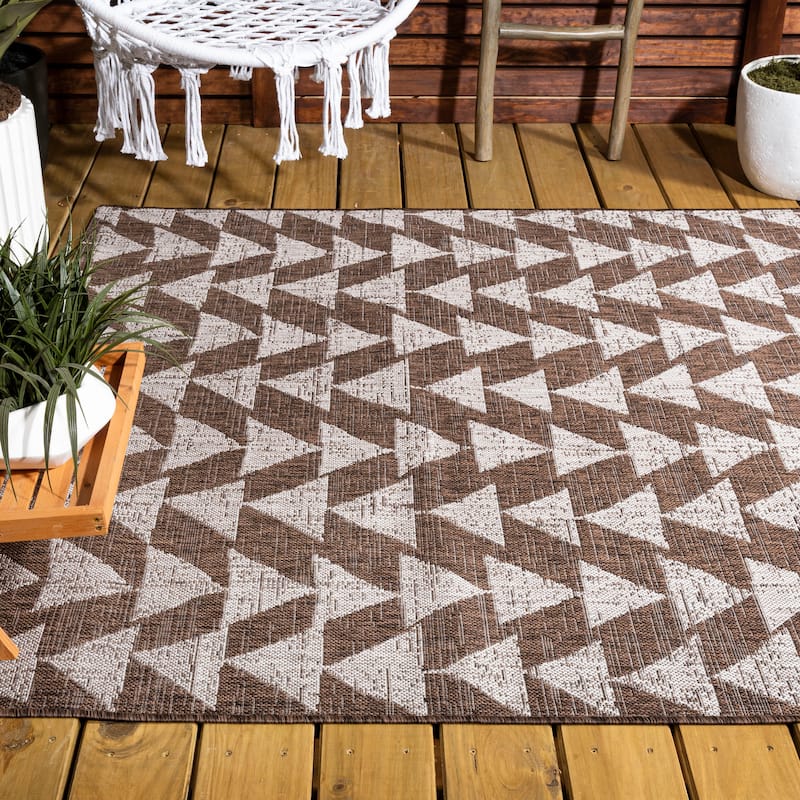 JONATHAN Y Marokko Modern Tribal Geometric Indoor/Outdoor Area Rug