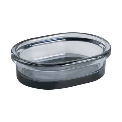 Halsey Soap Dish Smoke Blue Grey - Smoke Blue Grey - Soap Dish