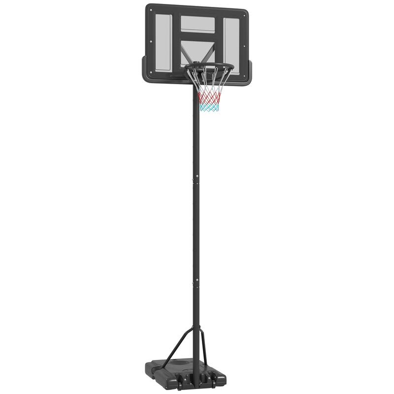Soozier Portable Basketball Hoop, 7.5-10FT Height Adjustable Swimming Pool Basketball Goal with 43.25" Backboard