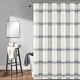 preview thumbnail 9 of 43, Lush Decor Farmhouse Stripe Shower Curtain Navy