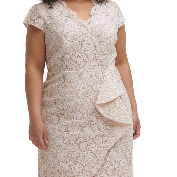 chinese dress ladies The Katherine Dress in White Chantilly Lace 0 / White Chantilly Lace main image 0