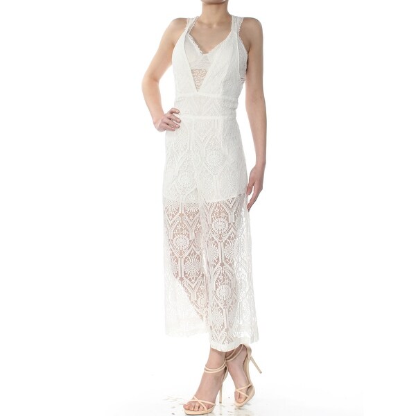 white evening jumpsuit
