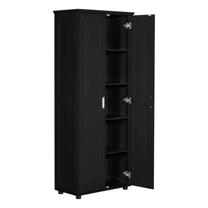 Bathroom Storage Cabinet with Two Doors and Adjustable Shelf