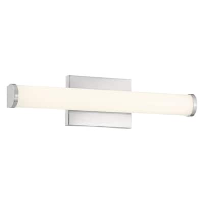 Arc 18-inch Brushed Steel LED Vanity