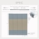 preview thumbnail 33 of 77, GoDear Design 99.99% Blackout & Sheer Natural Woven Adjustable Sliding Panel Track Blinds, Vertical Blinds, 45.8"- 86" W x 96" L