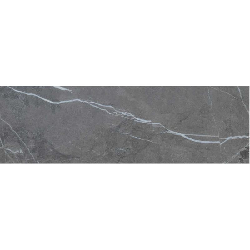 Penthouse 4x12 Polished Marble Look Porcelain Subway Tile - Floor, Wall