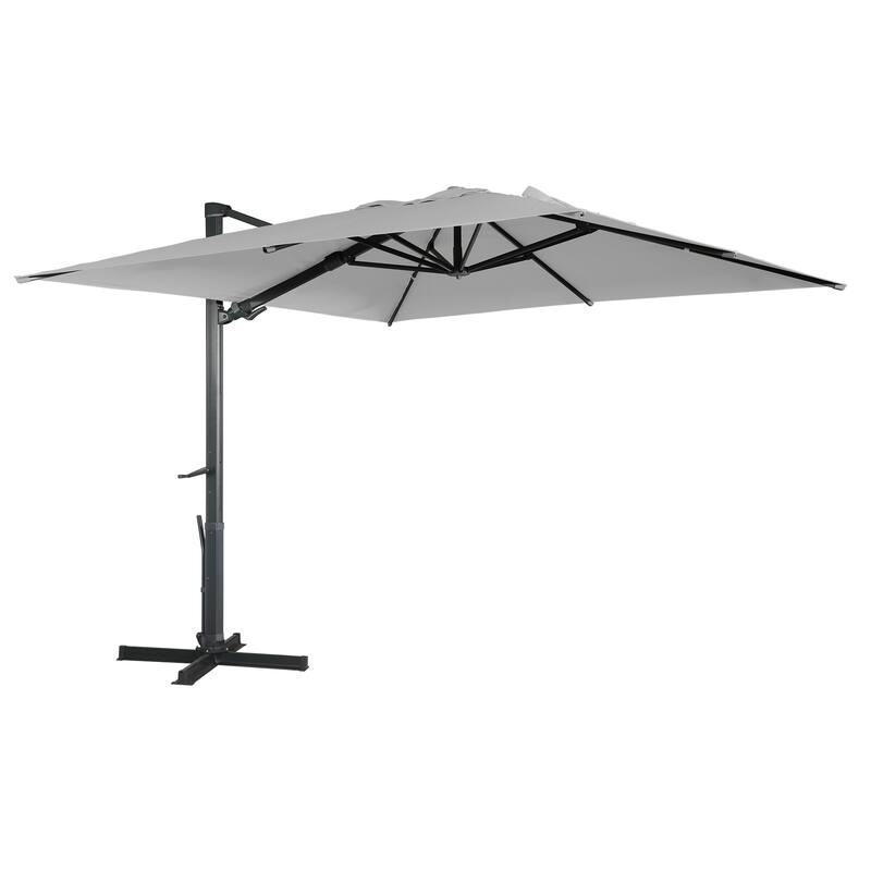 10Ft Cantilever Umbrella Rectangular Crank Market Umbrella
