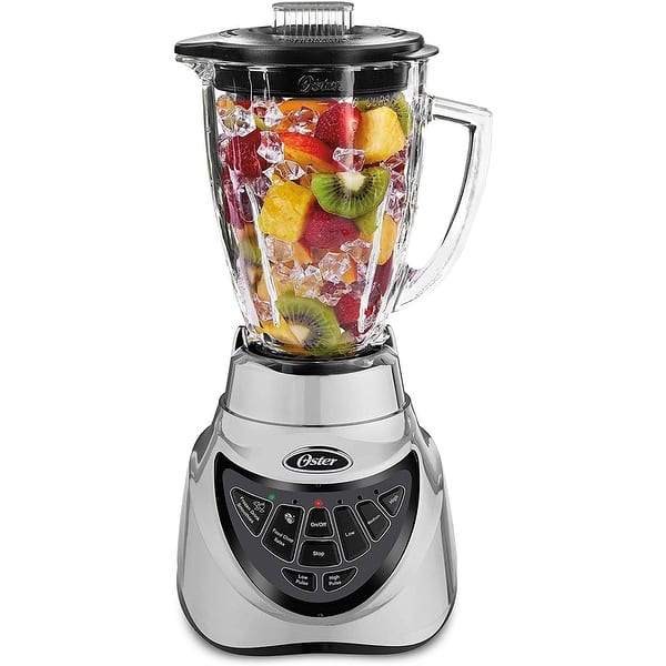 Oster Pro 500 900 Watt 7 Speed Blender in Chrome with 6 Cup Glass Jar