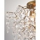preview thumbnail 6 of 24, Jojospring Dalia Elegant Indoor 3-light Crystal Flush Mount 15.8 inches in diameter and 11.8 inches in height