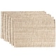 preview thumbnail 3 of 7, Sweet Home Collection Two Tone Cotton Woven 13x19 Placemats (Set of 2, 4, or 6)