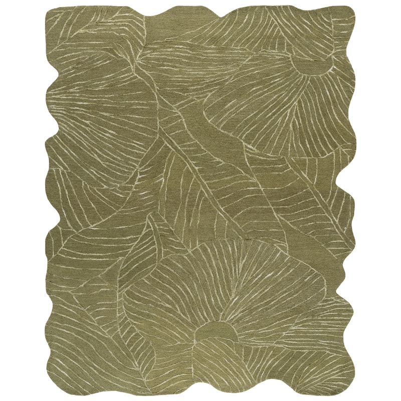 SAFAVIEH Handmade Soho Xuraman Wool & Viscose Rug - 8' x 10' - Green