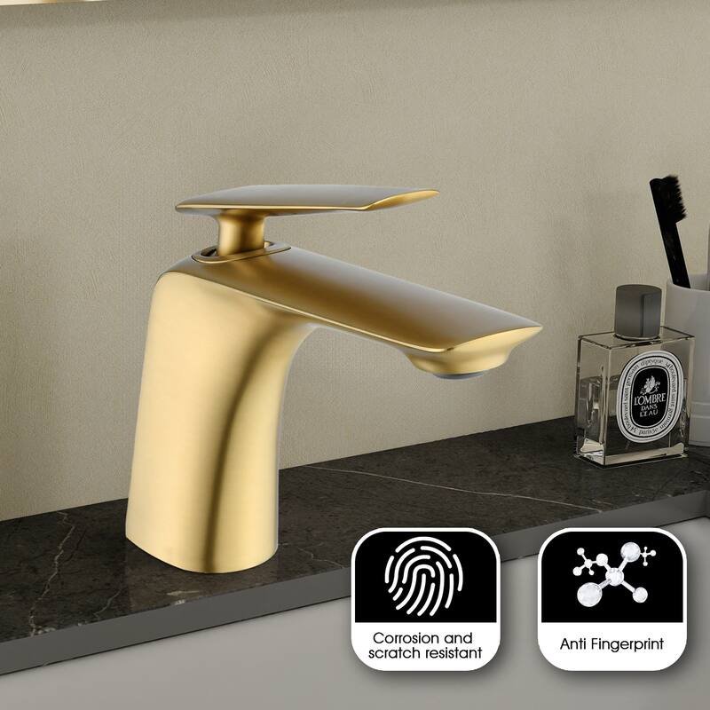 Topcraft Single Handle Bathroom Faucet with Pop-Up Drainer
