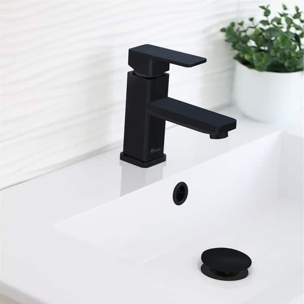 slide 2 of 36, Single Hole 1-Handle Bathroom Faucet - Faucet Height: 6" | Spout Height: 2 11/16"