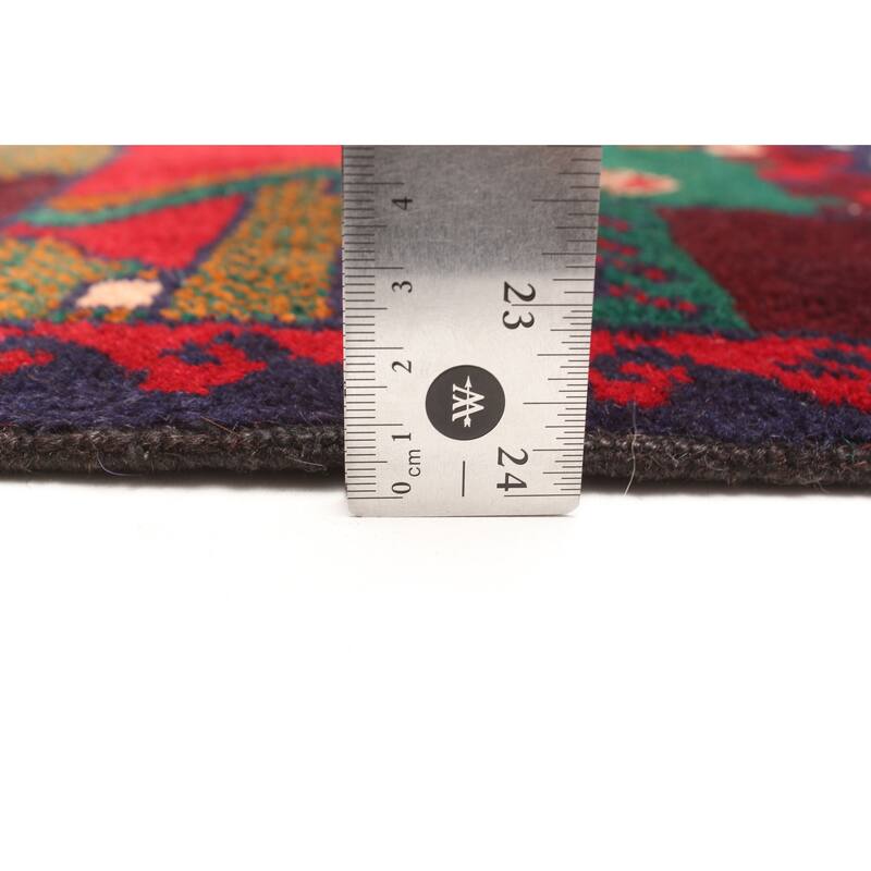 ECARPETGALLERY Hand-knotted Teimani Red Wool Rug - 2'11 x 4'11