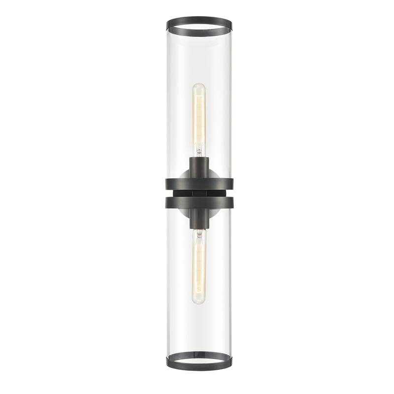 Alora Lighting WV311602CG Revolve II 2 Light 29" Tall Bathroom Sconce - Urban Bronze