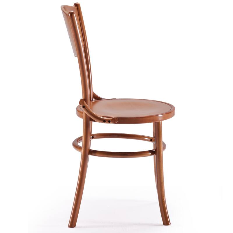 Solid Wood Dining Set of 2, Rustic Farmhouse Kitchen & Dining Room Chairs, Mid Century Table Chairs, Fully Assembled