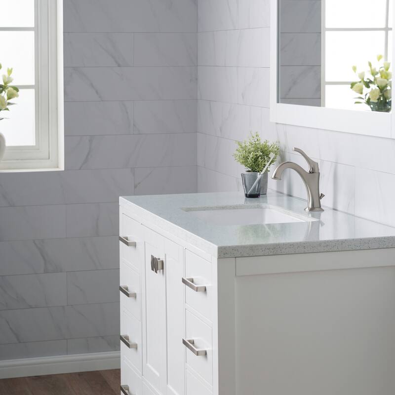 Kraus Pack of (2) Elavo 21" Rectangular Ceramic Undermount Bathroom