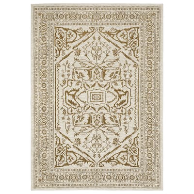 Style Haven Ingram Two-Tone Traditional Medallion Area Rug