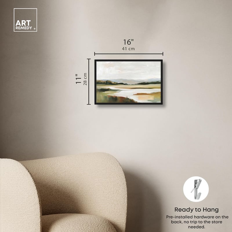 Verdant Valley Canvas by Art Remedy