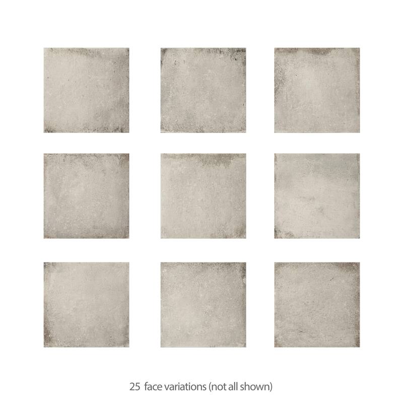 Merola Tile D'Anticatto Bianco 8-3/4" x 8-3/4" Porcelain Floor and Wall Tile