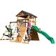 preview thumbnail 2 of 39, Backyard Discovery Endeavor Cedar Wood Swing Set, Slide, Play Deck