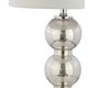 preview thumbnail 8 of 63, JONATHAN Y Ella 27" Glass Triple-Sphere LED Table Lamp, Mercury Silver/Chrome (Set of 2)