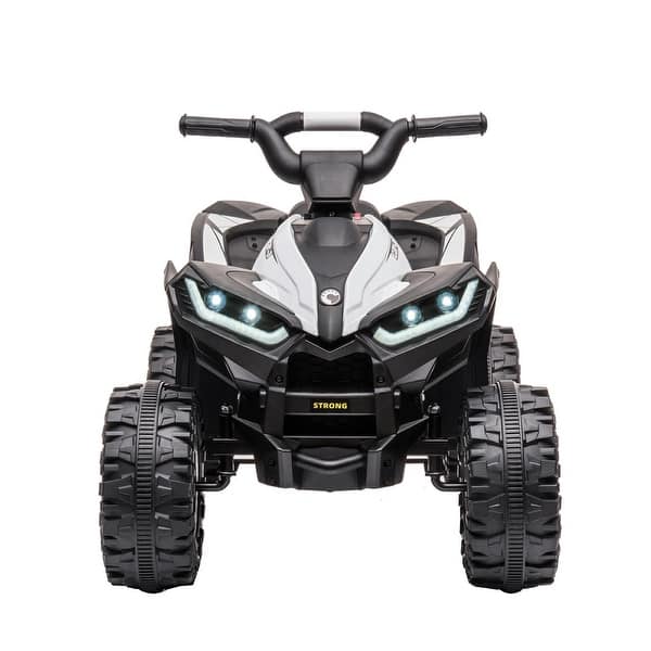 slide 2 of 30, Kids Ride On Car, Electric ATV with Parent Remote Control White