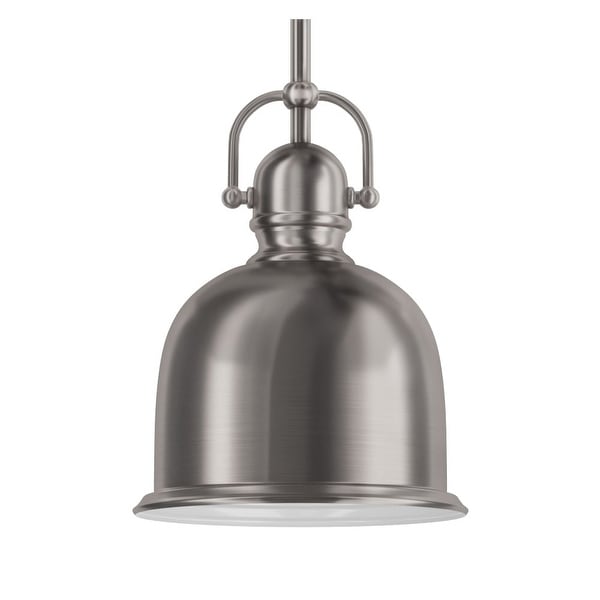 Park Harbor PHPL5431 1-Light 8" Wide Mini Pendant with Industrial Style Shade